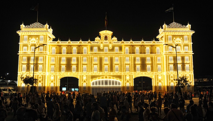 Portada de la Feria de Agosto, Málaga 