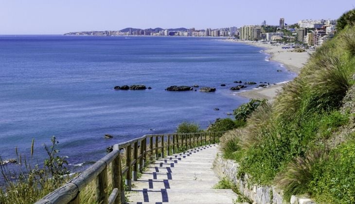 one of the best blue flag beaches Benalmádena Spain