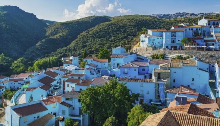 Júzcar, romantischer Urlaub auf dem Land in Malaga