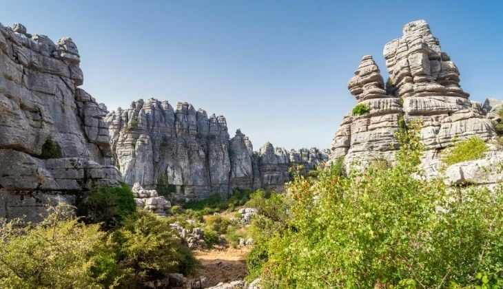 访问Torcal de Antequera，与朋友同游马拉加