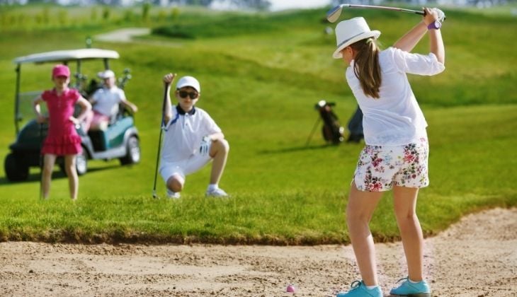 Golf infantil en la Costa del Sol