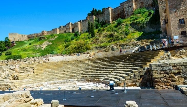 römisches Theater, Sehenswertes in der Altstadt von Malaga 