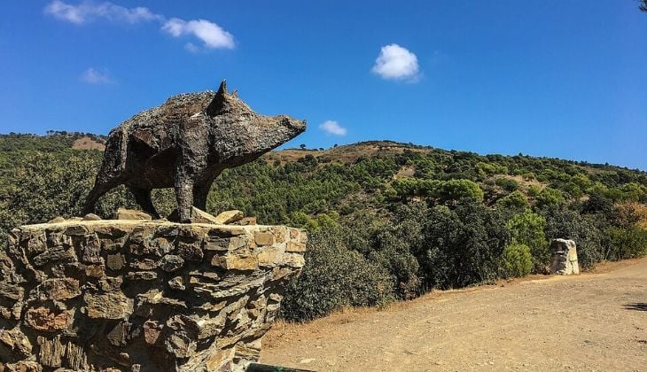 Aussichtspunkt mirador del cochino Montes de Málaga