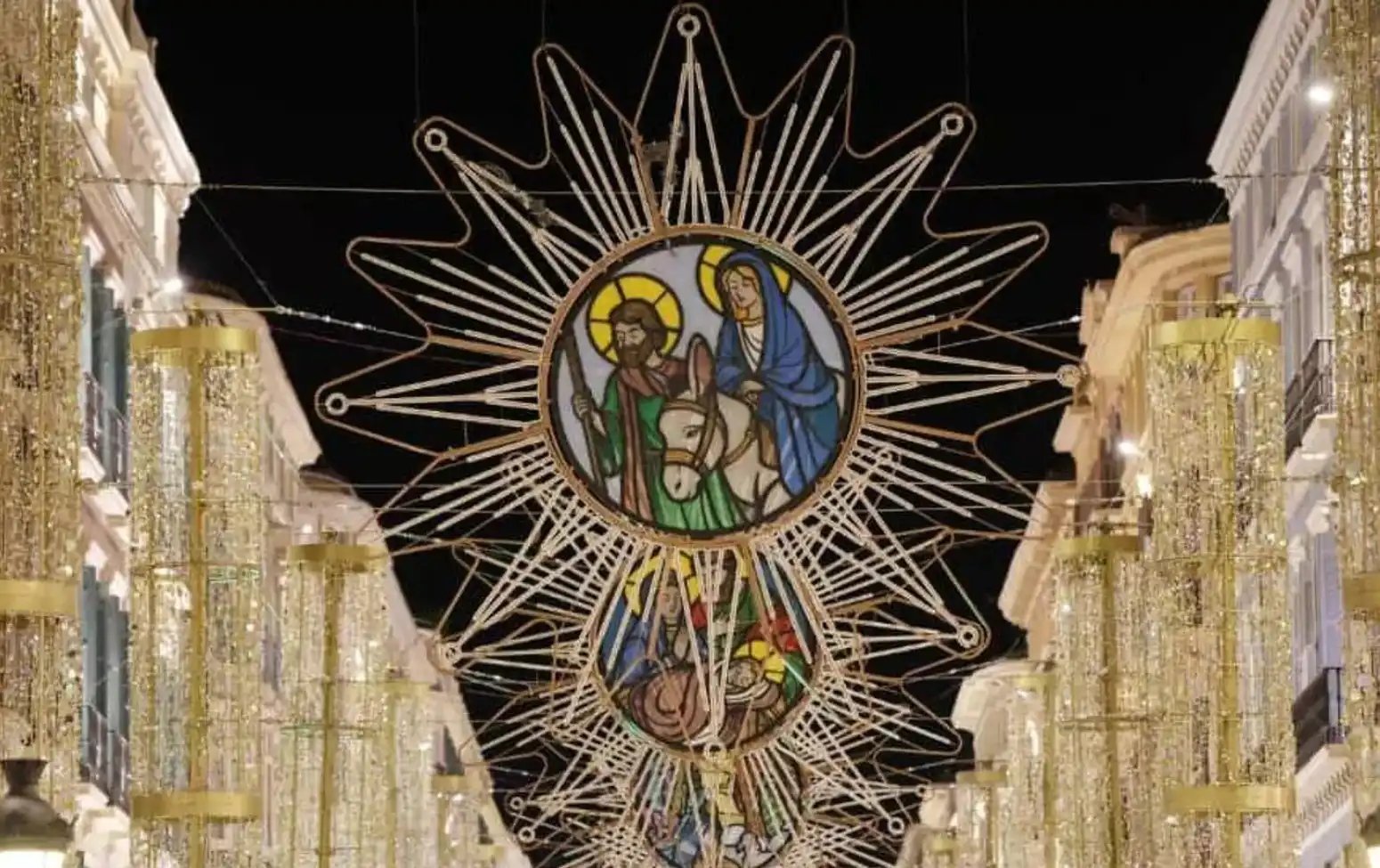 Iluminación calle Larios navidad Málaga 